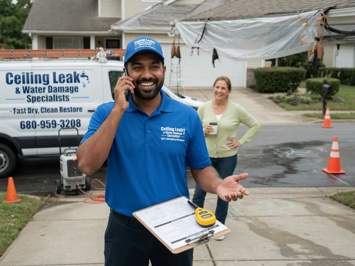Ceiling Leak Cleanup Falcon, NC FAQs